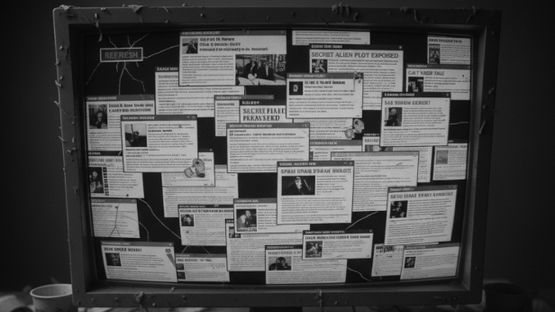 Traditional threat intelligence showing overwhelming data